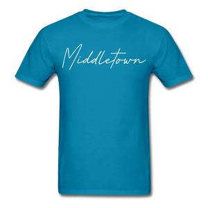 Middletown Cursive T-Shirt - turquoise