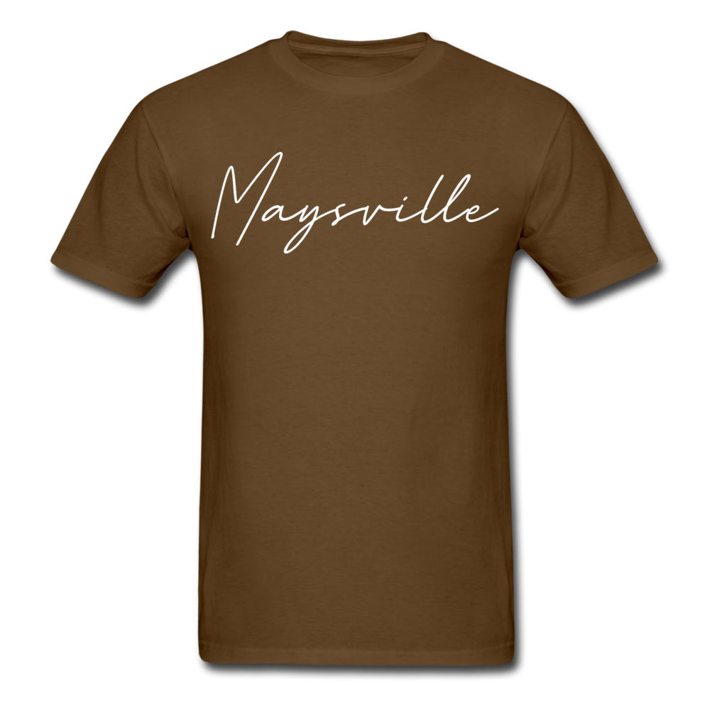 Maysville Cursive T-Shirt - brown