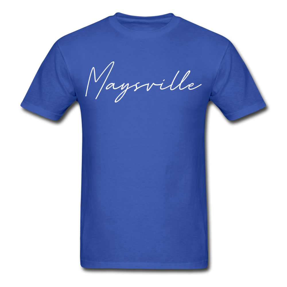 Maysville Cursive T-Shirt - royal blue