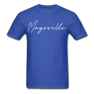 Maysville Cursive T-Shirt - royal blue