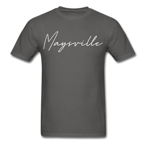 Maysville Cursive T-Shirt - charcoal