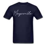 Maysville Cursive T-Shirt - navy