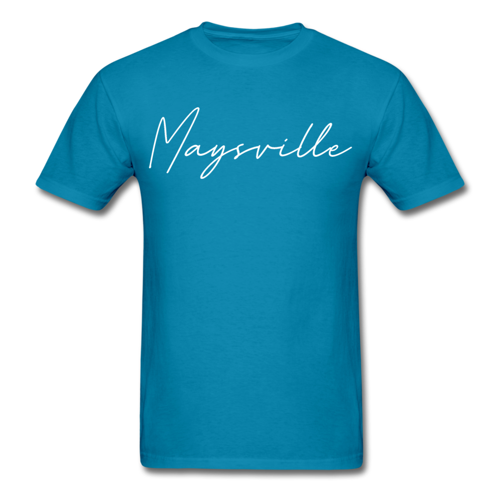 Maysville Cursive T-Shirt - turquoise