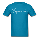 Maysville Cursive T-Shirt - turquoise