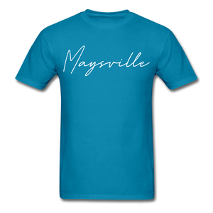 Maysville Cursive T-Shirt - turquoise