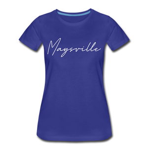 Maysville Cursive Women's T-Shirt - royal blue