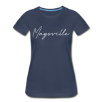 Maysville Cursive Women's T-Shirt - navy