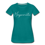 Maysville Cursive Women's T-Shirt - teal