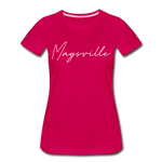 Maysville Cursive Women's T-Shirt - dark pink