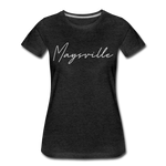 Maysville Cursive Women's T-Shirt - charcoal gray