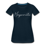 Maysville Cursive Women's T-Shirt - deep navy