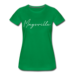 Maysville Cursive Women's T-Shirt - kelly green