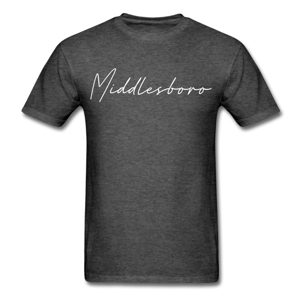 Middlesboro Cursive T-Shirt - heather black