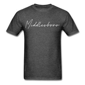 Middlesboro Cursive T-Shirt - heather black