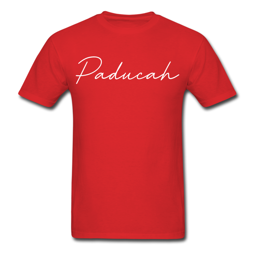 Paducah Cursive T-Shirt - red