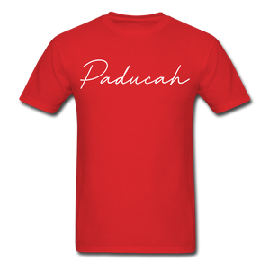 Paducah Cursive T-Shirt - red