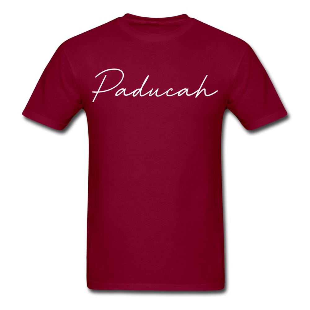 Paducah Cursive T-Shirt - burgundy