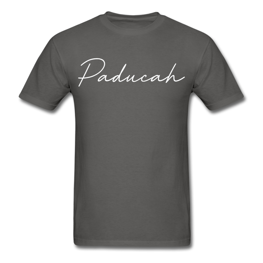 Paducah Cursive T-Shirt - charcoal