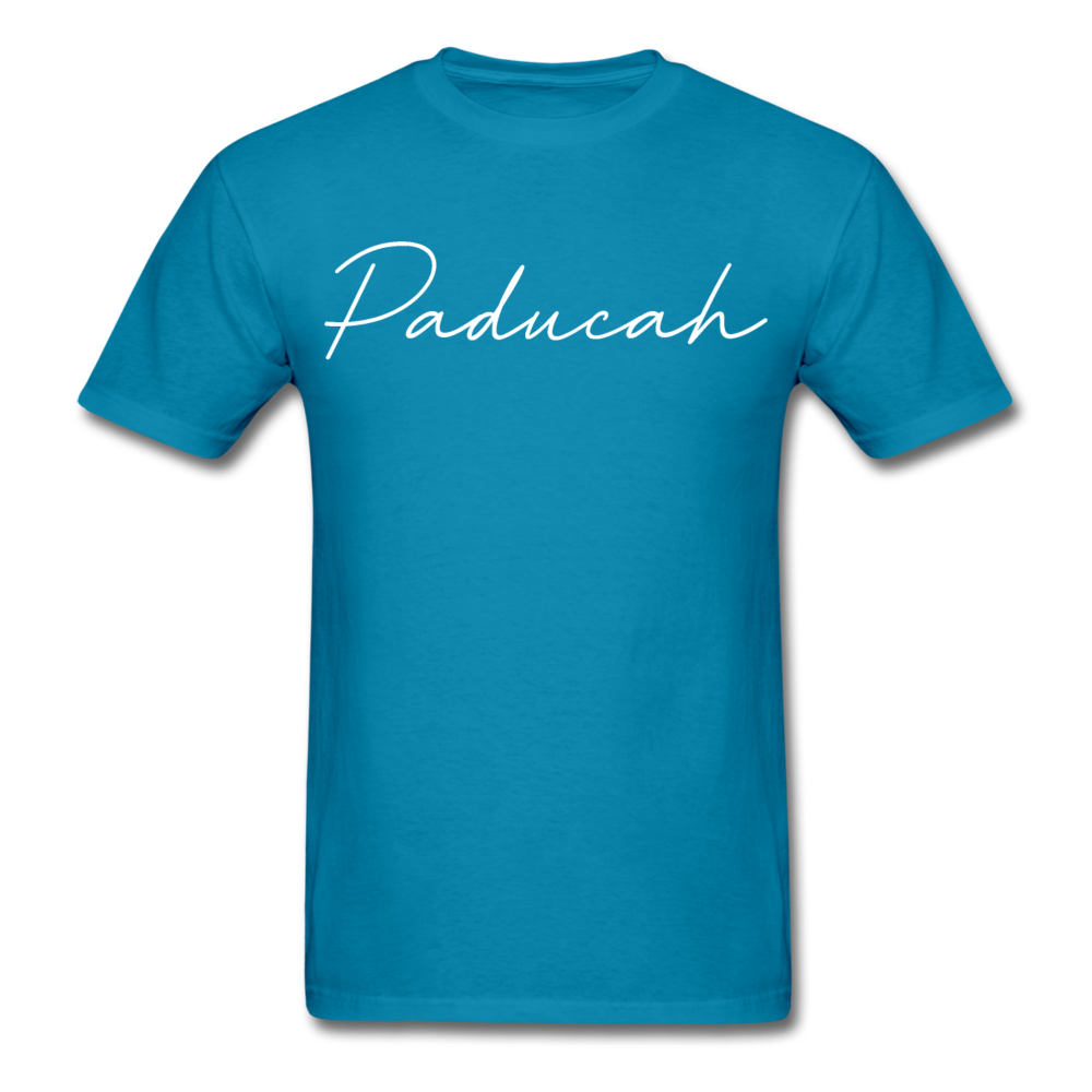 Paducah Cursive T-Shirt - turquoise