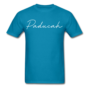 Paducah Cursive T-Shirt - turquoise