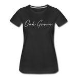 Oak Grove Cursive Women's T-Shirt - black