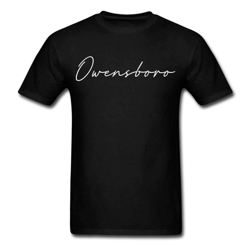 Owensboro Cursive T-Shirt - black