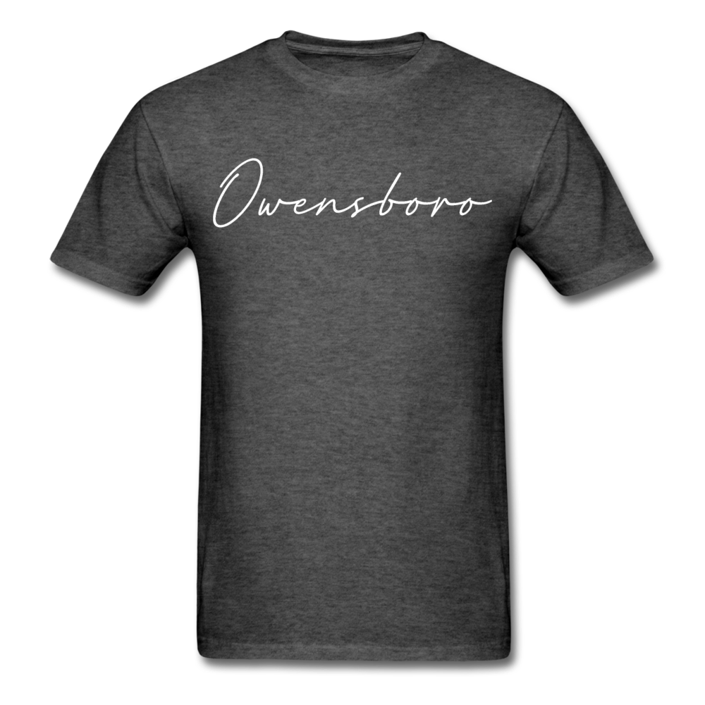 Owensboro Cursive T-Shirt - heather black