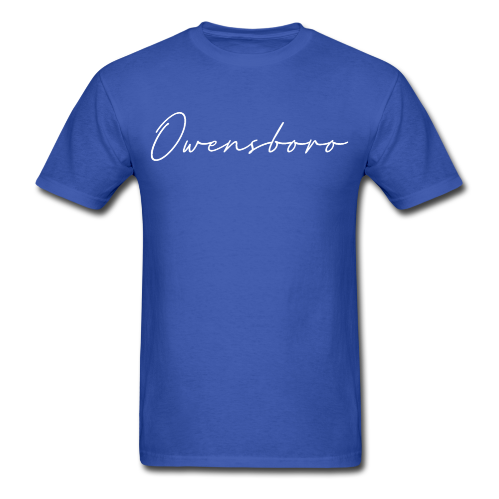 Owensboro Cursive T-Shirt - royal blue