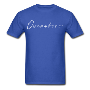 Owensboro Cursive T-Shirt - royal blue