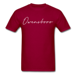 Owensboro Cursive T-Shirt - dark red