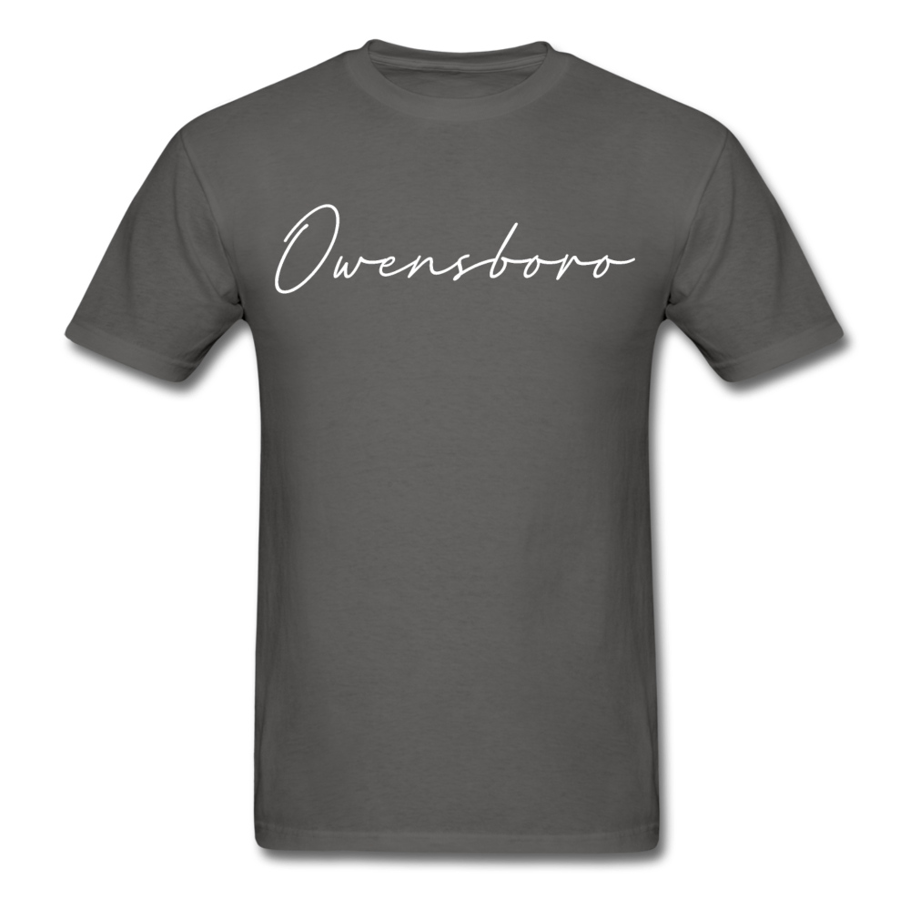 Owensboro Cursive T-Shirt - charcoal