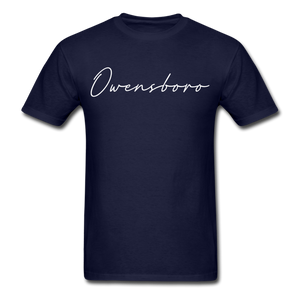 Owensboro Cursive T-Shirt - navy