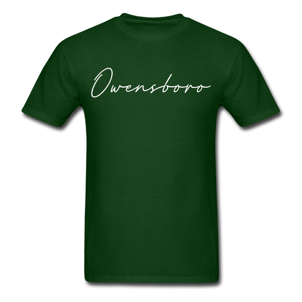 Owensboro Cursive T-Shirt - forest green