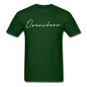 Owensboro Cursive T-Shirt - forest green