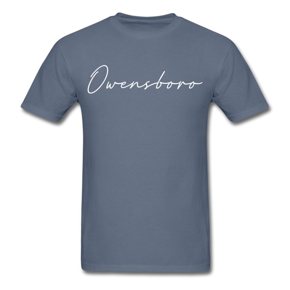 Owensboro Cursive T-Shirt - denim