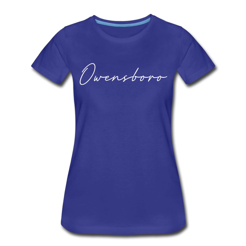 Owensboro Cursive Women's T-Shirt - royal blue