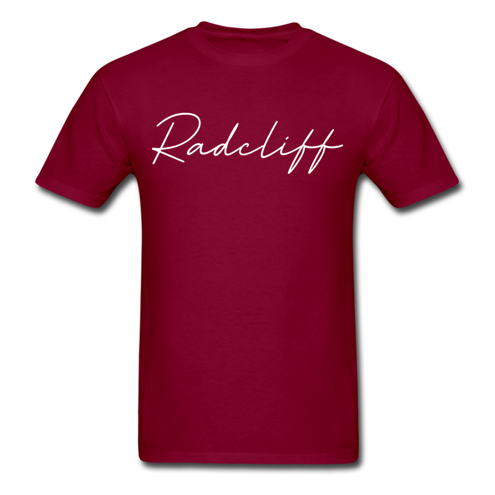 Radcliff Cursive T-Shirt - burgundy