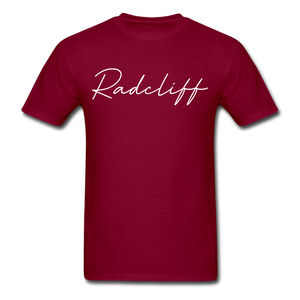 Radcliff Cursive T-Shirt - burgundy