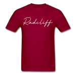 Radcliff Cursive T-Shirt - dark red