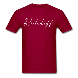 Radcliff Cursive T-Shirt - dark red