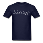 Radcliff Cursive T-Shirt - navy