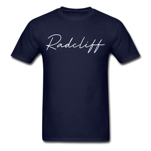 Radcliff Cursive T-Shirt - navy
