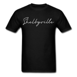 Shelbyville Cursive T-Shirt - black
