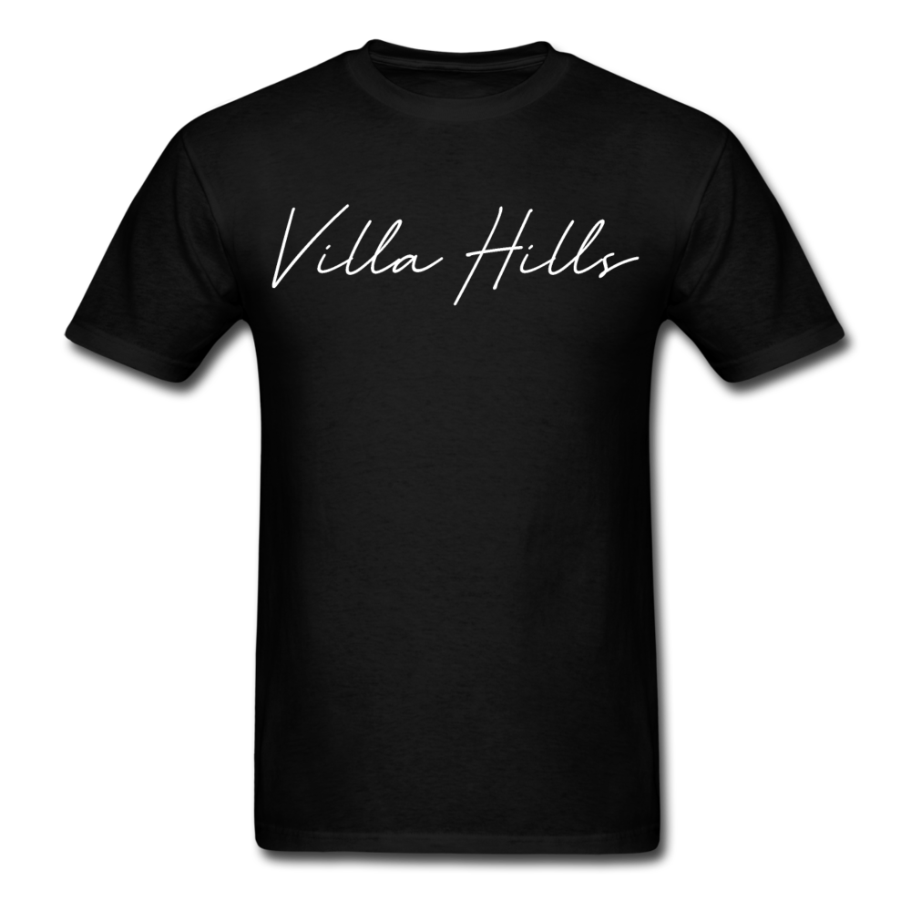 Villa Hills Cursive T-Shirt - black