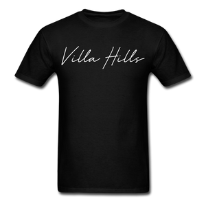 Villa Hills Cursive T-Shirt - black