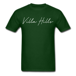 Villa Hills Cursive T-Shirt - forest green