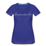 Shepherdsville Cursive Women's T-Shirt - royal blue