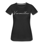 Versailles Cursive Women's T-Shirt - black