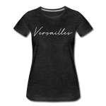 Versailles Cursive Women's T-Shirt - charcoal gray