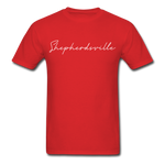 Shepherdsville Cursive T-Shirt - red
